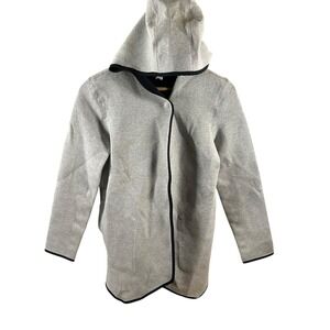 Ivivva Reversible Hooded Snap Jacket size 14‎ Gray Black